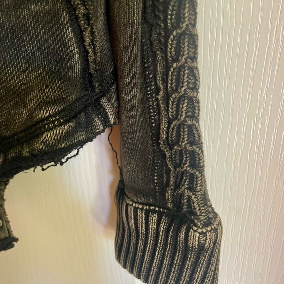 Black FP Distressed Women's Jacket M - Picture 3 of 8